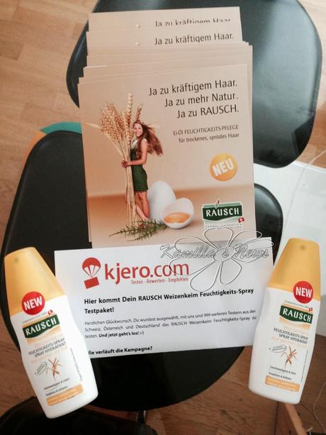Das neue Rausch Weizenkeim Feuchtigkeitsspray - Test von Kjero