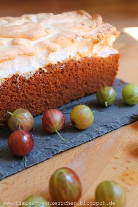 Stachelbeeren Baiser Kuchen Kastenform Foodblog Himbeerprinzesschen