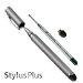 vau Stylus Plus - Eingabestift & Kugelschreiber für Apple iPhone, iPad, iPod + Galaxy Tab, Galaxy S3, S4 & Co. + EXTRA Ersatzmine & Spitze