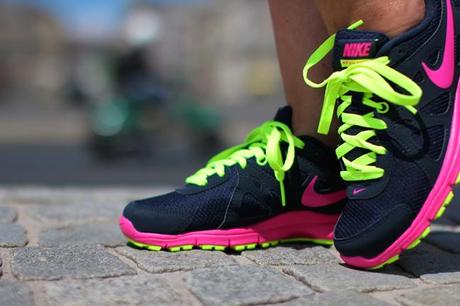 Nike neon sneakers