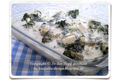 In den Topf geschaut * Putenbrust mit Spinat-Gorgonzola-Sauce... Turska dojke sa špinatom i gorgonzole