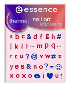 essence nail art thermo stickers