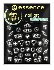 ess. nail art glow in the night stickers