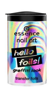 essence nail art hello foils! 01