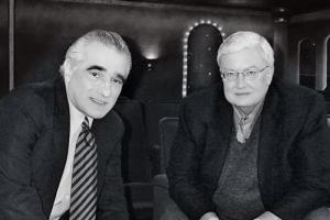 Roger Ebert (rechts) mit Martin Scorsese (links)