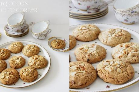 Cookies mit Aprikosen und Mandeln - für gemütliche Teestunden