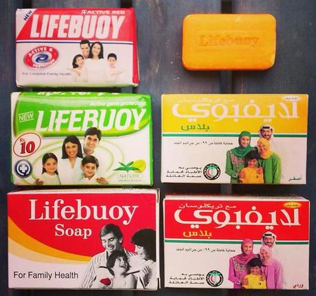 Lifebuoy soap von Unilever. Bilder aus unserer Seifensammlung