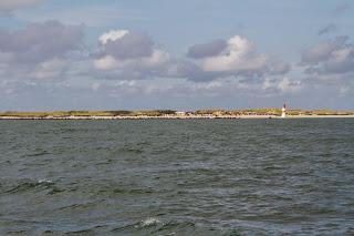 Die Duene bei Helgoland - vom Meer aus gesehen