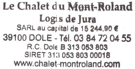 Stempel vom Chalet du Mont Roland