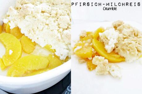 Pfirsich-Milchreis Crumble