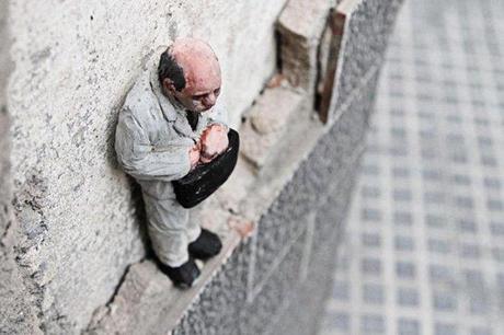 Street Art: Miniaturfiguren von Isaac Cordal