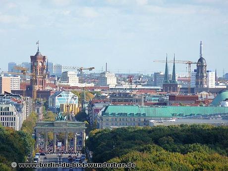 Berliner Siegessäule - Ausblick auf die Stadt