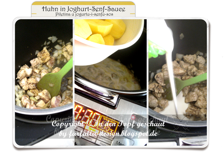 In den Topf geschaut * Huhn in Joghurt-Senf-Sauce... Piletina u jogurtu-i-senfu-sos
