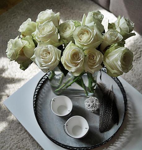 Für dich soll's weiße Rosen regnen ...