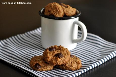Mocca-Haferflocken-Cookies, vegan