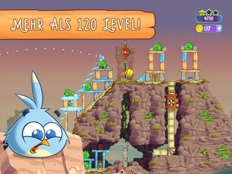 Angry Birds Stella – 120 neue Levels mit einem weiblichen Helden