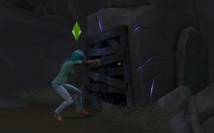 Die vergessene Grotte mus aufgebrochen werden in Sims 4