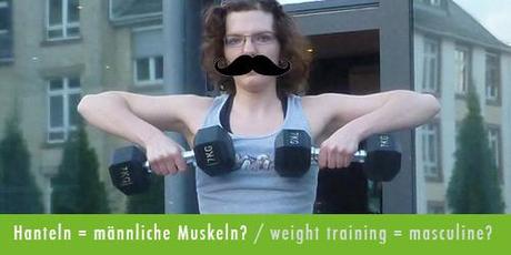 free weights, weight lifting, gewichte, hanteln, muskeln, muscles, masculine, männlich, fitness myths, mythos, fitundgluecklich.net
