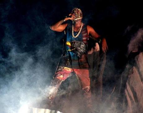 Kanye West auf seiner Yeezus Tour in Los Angeles