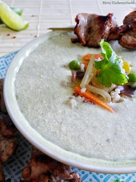 Degustabox August & Asiatische Reis-Kokossuppe mit WOK Gemüse und Filet Spießen