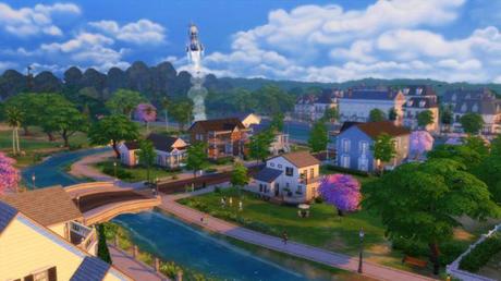 Die Sims 4 wundervolle Nachbarschaft mit Rakete