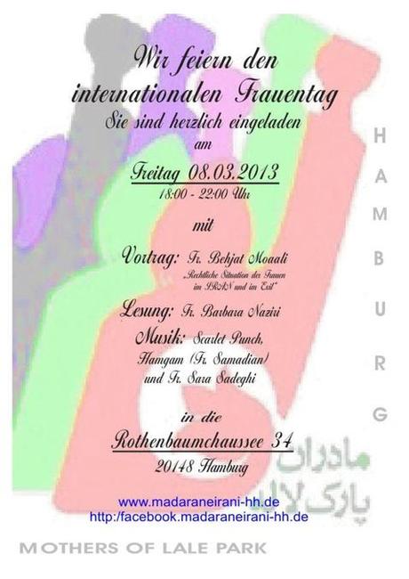 8. März 2013 - Tag der Frauen in Hamburg 8. März 2013 - Tag der Frauen in Hamburg