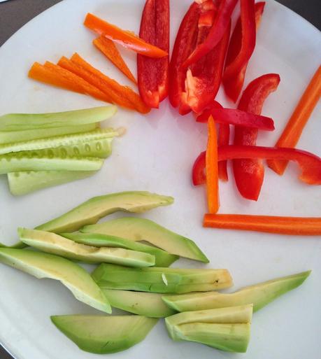 Gemüse-Sushi für Kids