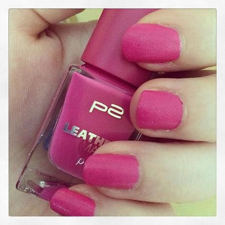 [New in] P2 Leather Matte Nagellack fashion star NOTD