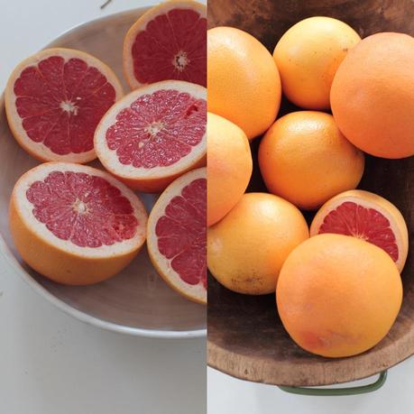 Grapefruit Sorbet + Ice Idea with Grand Marnier