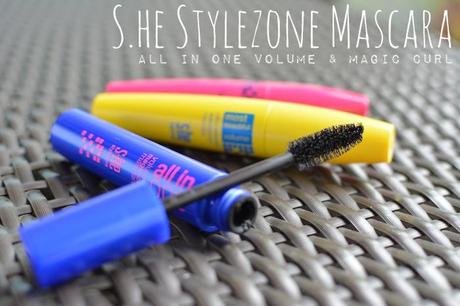  s.he stylezone all in one volume & magic curl mascara