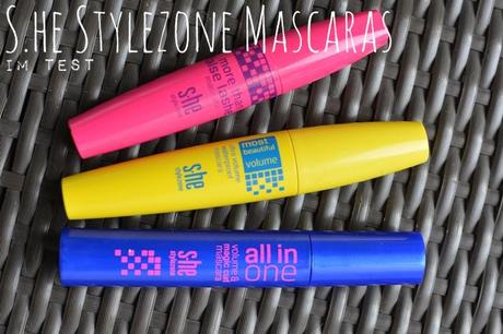 s.he stylezone Mascaras more than false lashes | ultra volume waterproof | all in one volume & curl