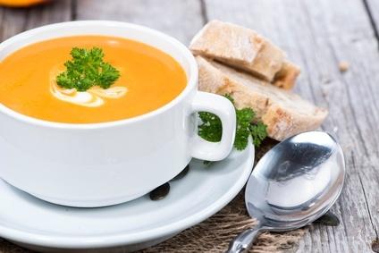 Kürbissuppe ist ein beliebter Herbst-Klassiker
