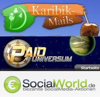 Karibik-Mails.de - Paiduniversum.de - SocialWorld.de