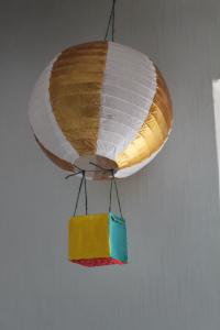 Upcycling Heißluftballon Kinderzimmer