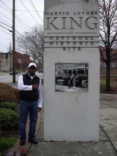 Martin Luther King, Jr. National Historic Site (mit meinem Mann Spencer)