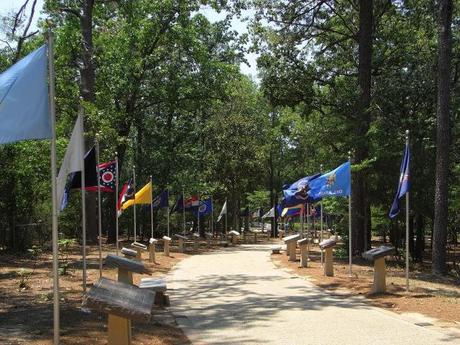 Walk of American Stones and Flags