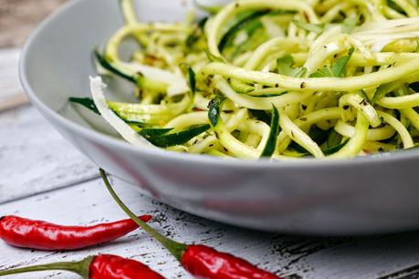 [Low Carb] Zucchini-Nudeln aglio e olio