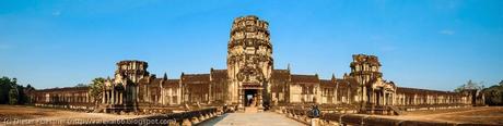 Panorama image of the week - Angkor Wat entrance from the backside
