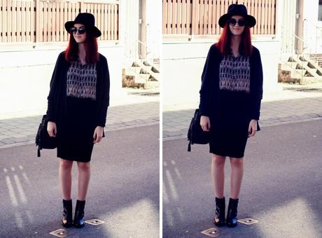 black midi skirt outfit bookofoutfit-1