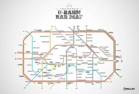 U Bahn Bar Map Berlin   Wo man gut Bier tanken kann