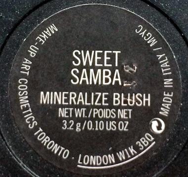 [Beauty] MAC Mineralize Blush Sweet Samba