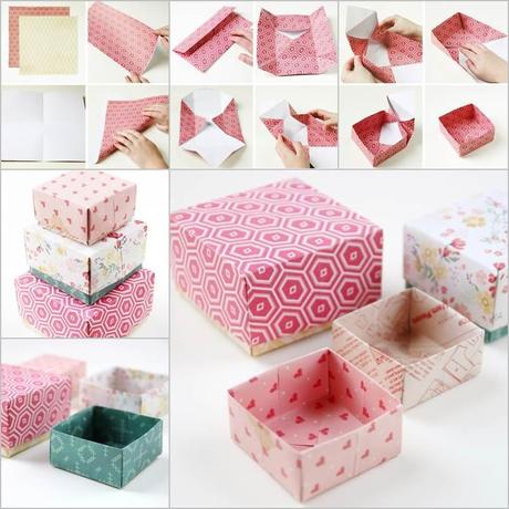 Origami: Hübsche Papierschachteln falten