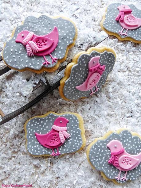 Winterliche Birdy Cookies
