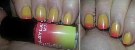 Layla - Thermo-Nagellack - trifft auf Leostamping
