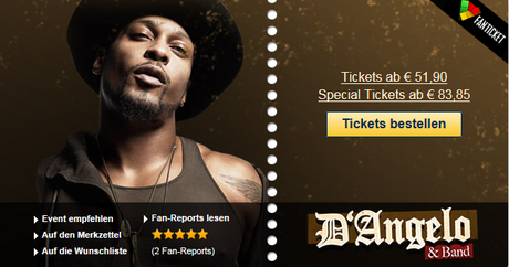 D'Angelo Tickets