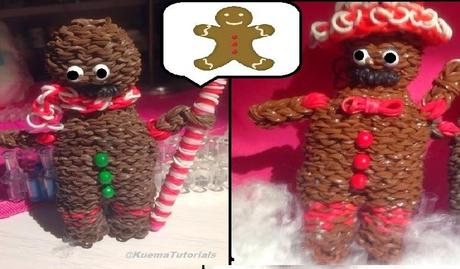 Rainbow Loom 3D Lebkuchenmann / Gingerbread Man