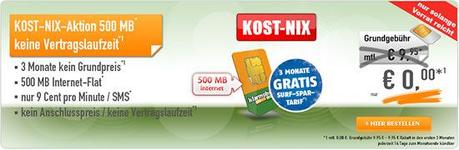 ga3408 01 Kost NIX Mobilfunk Aktion: 3 Monate kostenlos mobil im Web surfen! 