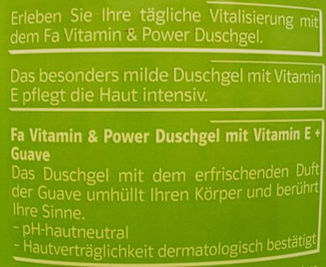 Fa - Vitamin & Power Duschgel