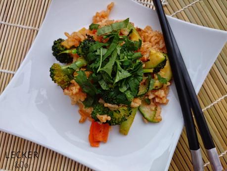 Asia-Reispfanne - vegan Asia-Reispfanne - vegan