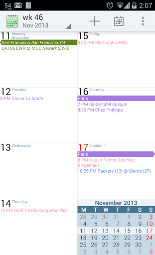 aCalendar – Intuitiver Android Kalender mit Geburtstagsansicht inkl. Foto